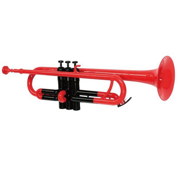 zeff ZPT-01 Red/BLK プラスチック製トランペット : ギタープラネット