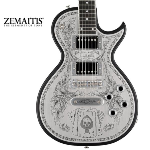 ZEMAITIS METAL FRONT MFG-AC-24 Aces & Eights Black【Made in Japan