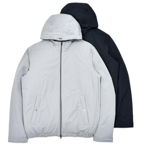 HERNO（ヘルノ）RESORTリゾート ストレッチナイロンパデッドフーディー