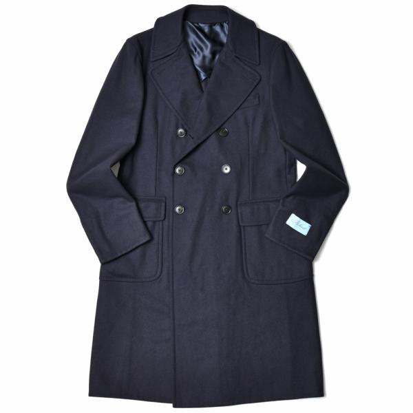 Belvest（ベルベスト）ダブルフェイスウールフランネルポロコート