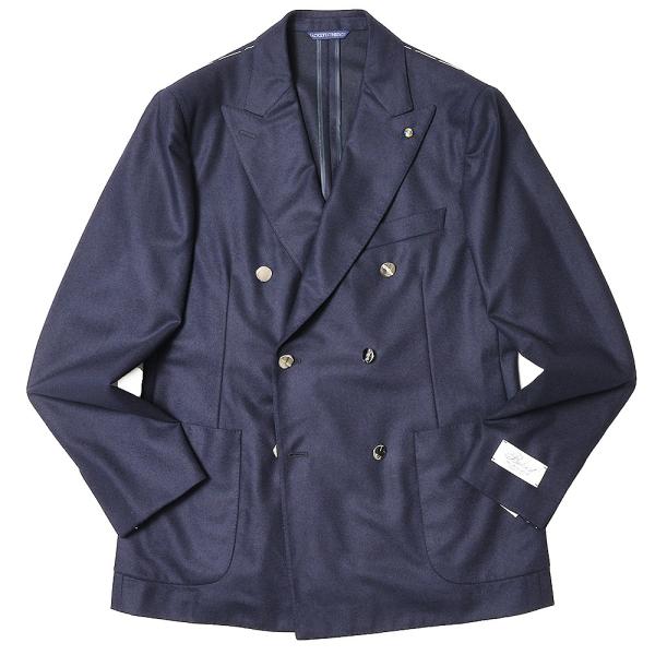 Belvest（ベルベスト）SUPER100'sウールサキソニーソリッド6Bダブル