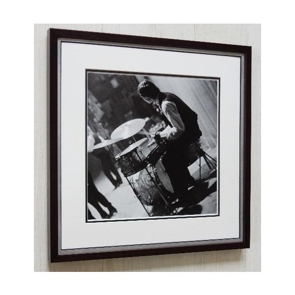 ●チャーリー・ワッツ/アートピクチャーの額装品●Charlie Watts /Rolling Stones/Forest Hills Tennis Stadium.New York.1966●アートピクチャーサイズ（約24cmx24cm）●...