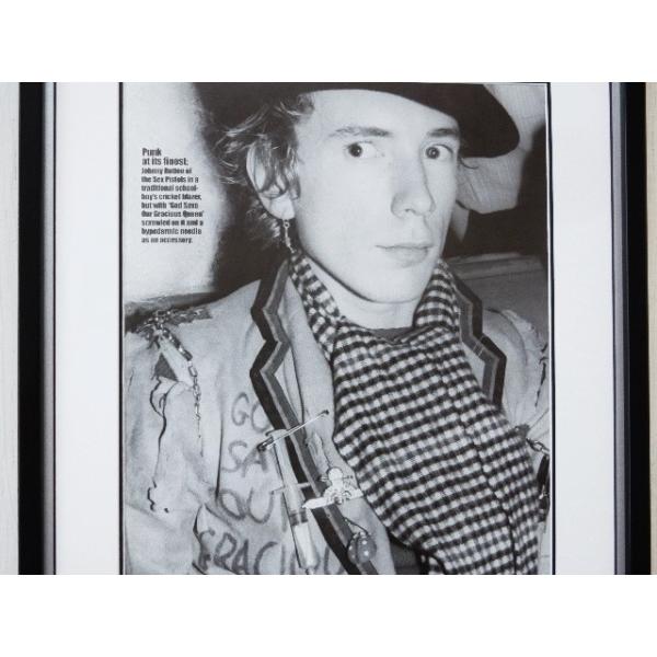ジョニー・ロットン/アート ピク 額装/Johnny Rotten/Sex