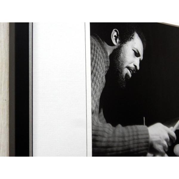 ●アイドリス・ムハマッド/アートフォトの額装品●Idris Muhammad/Lou Donaldson ALLIGATOR BOGALOO Session Photo 1964●アートピクチャーサイズ（約20cmx20cm） ●額　木製/...
