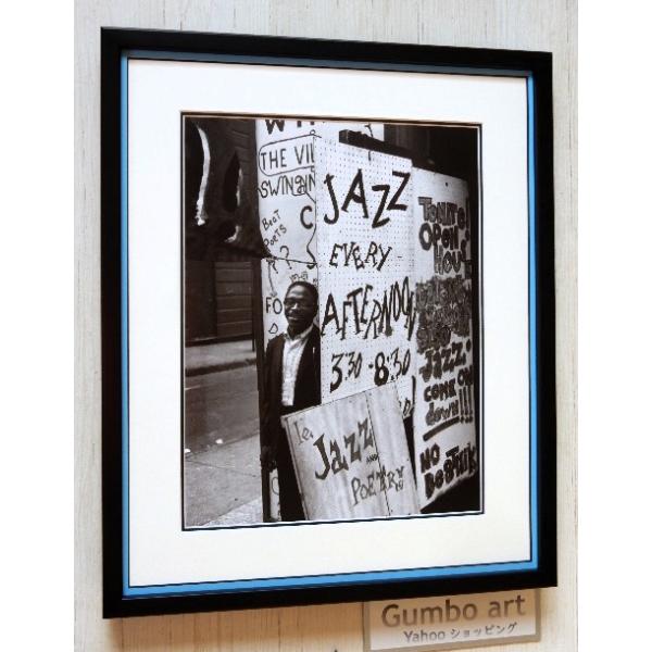 ●ベン・タッカー/Club Front NY 1960/アートピクチャーの額装品●アートピクチャーサイズ（約32cmx24cm）●額/木製/黒額/アクリル仕様　外枠寸法　約44cｍｘ37cｍ　専用箱、吊下げ備品付●ご指定の無い場合は画像1の...