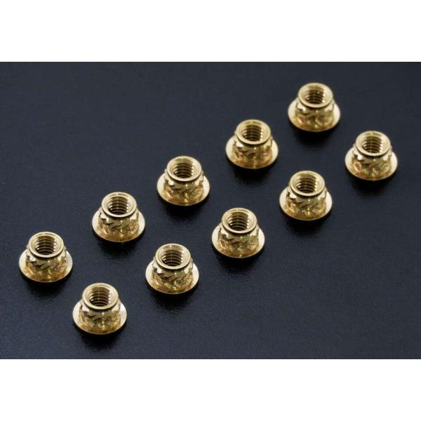 ラップアップ(WRAP-UP)/0778-FD/ユニサート M3 真鍮ナット (10pcs)