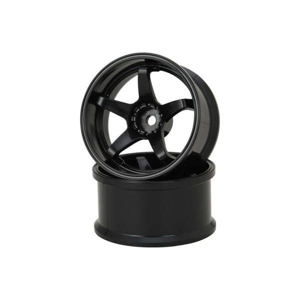 G-FORCE(ジーフォース)/GD039/N-Type ドリフト用ホイール(オフセット+8/ブラック) 2個入