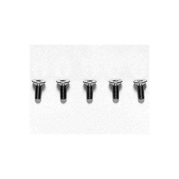 【送料全国一律270円】OP.534/タミヤ/3x8mm チタン六角皿ビス(5本)