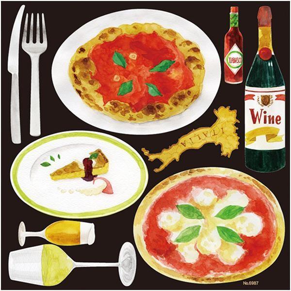 デコレーションシール イタリアン イラスト9 6987 ガンサ企画 通販shop 通販 Yahoo ショッピング
