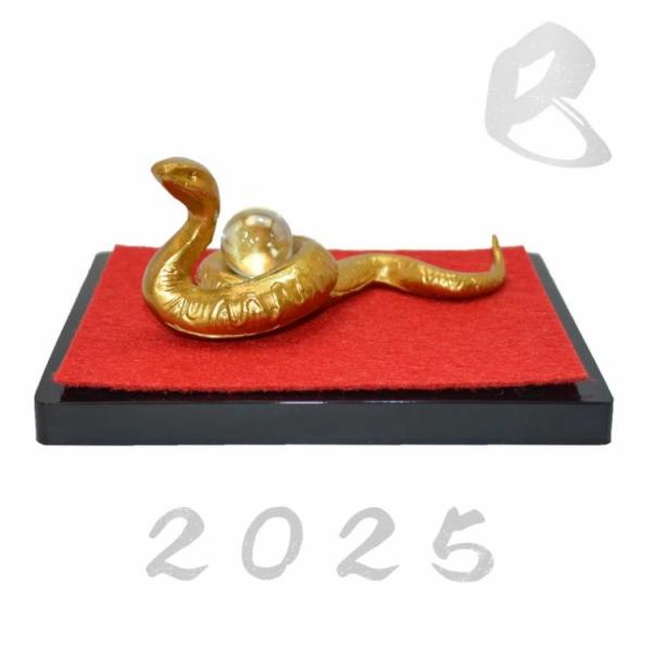 開運　2025　干支  巳　 高岡　置物 　飛躍