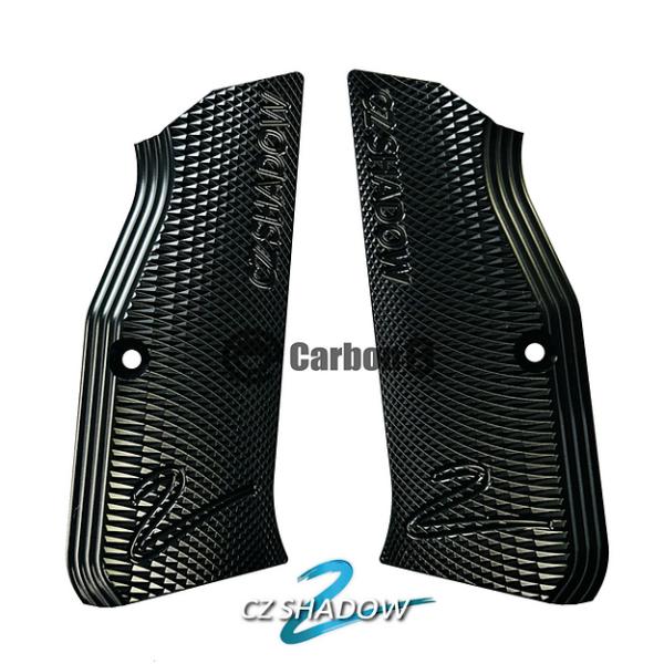 Carbon8 SHADOW-2専用 アルミニウム グリップパネル ブラック