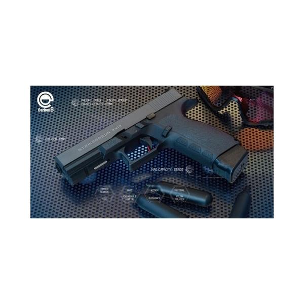 Carbon8】STRIKER 9(NEUN)【CO2 ガスブローバック】CB04 : GUN Carbon8】STRIKER 9(NEUN)【CO2 ガスブローバック】CB04 : GUN