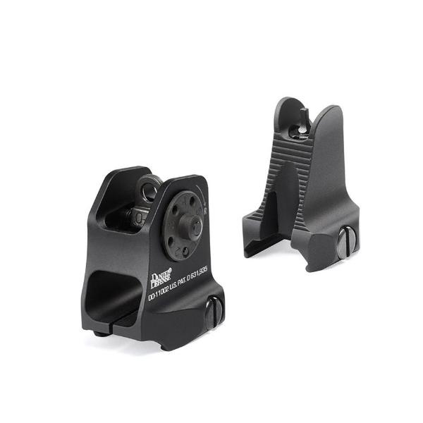 Daniel Defense 実物 Iron Sight Set ブラック DANIEL DEFENSE RAIL MOUNTED SIGHT SET AR-15 IRON ブラック : GUN