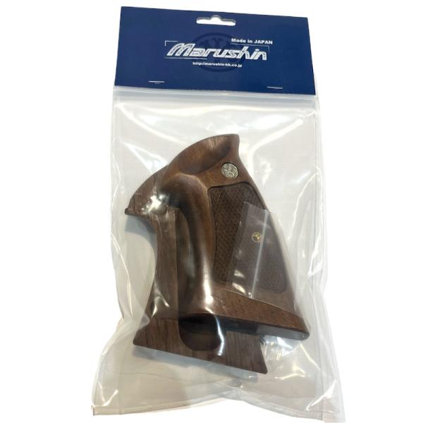 マルシン ガスガン M29 M629 専用共通 ハーフチェッカー木製グリップ