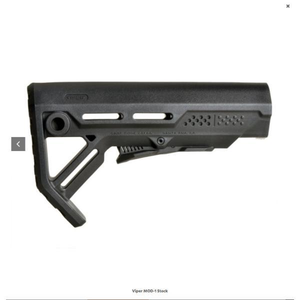 Strike Industries】VIPER MOD-01 BUTT STOCK - Black/Black : GUN