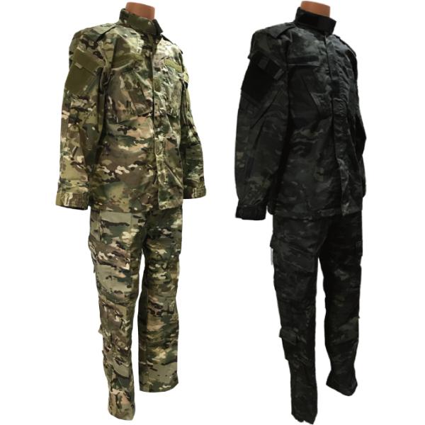 人気の贈り物が大集合 迷彩服 上下セット［マルチカム/マルチカムブラック］BDU 個人装備