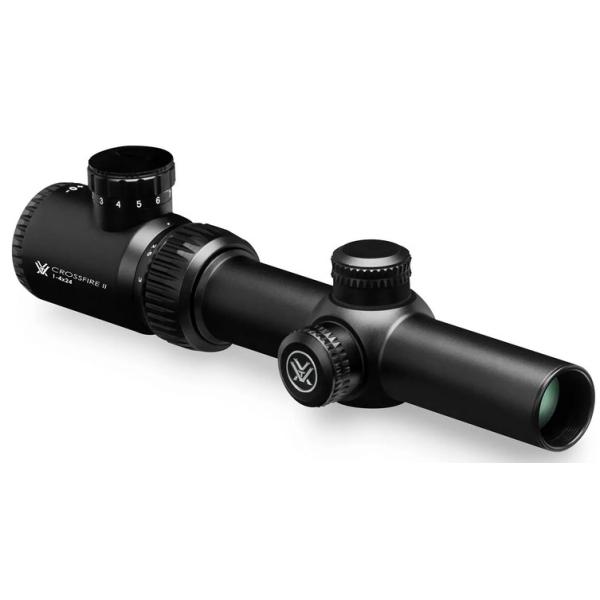 実物 VORTEX Crossfire II 1-4x24 V-Brite (MOA) Reticle | 30mm Tube