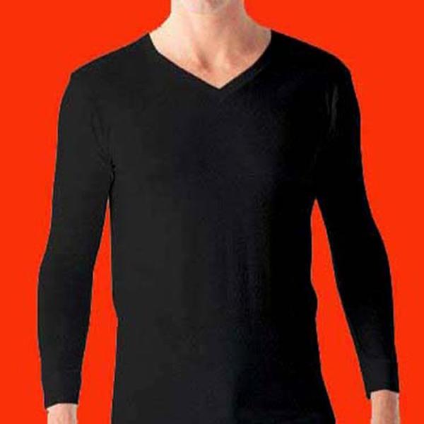 東レ Ｖネック ロングＴシャツ 3枚セット 吸湿発熱 ソフトサーモ  HTBV3