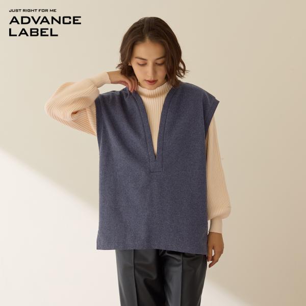 GUNZE（グンゼ） ベスト レディース 綿混 ツイード調 秋 冬 おしゃれ