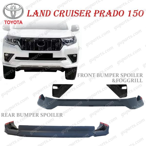 ランドクルーザープラド　リアバンパー　070パールホワイト ランドクルーザープラド リアバンパー 070パールホワイト TRD