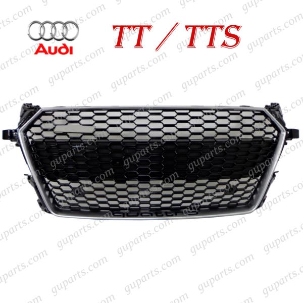 アウディ TT TTS FV 系 → TTRS タイプ グリル 2015〜 フロント バンパー ラジエーター シルバー FVCHH FVCHHF FVCJS F
