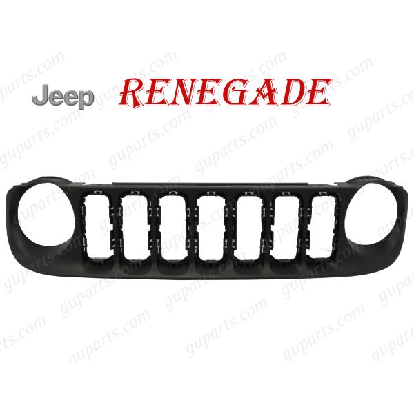 Jeep レネゲード bu フロントグリル Jeep ジープ レネゲード BU14 BU24 2015〜 フロント バンパー
