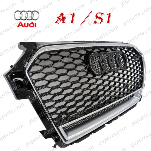 送料無料★アウディ A1/RS1対応 スポーツグリル 高級感＆迫力アップ！ アウディ A1/RS1用 スポーツグリル 高級感アップ 迫力デザイン