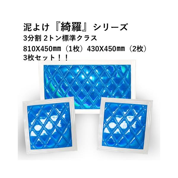 ⭐︎綺心丸⭐︎　泥除け ジェットイノウエ 泥除け 綺羅シリーズ 3分割 2トン標準クラス 810X450