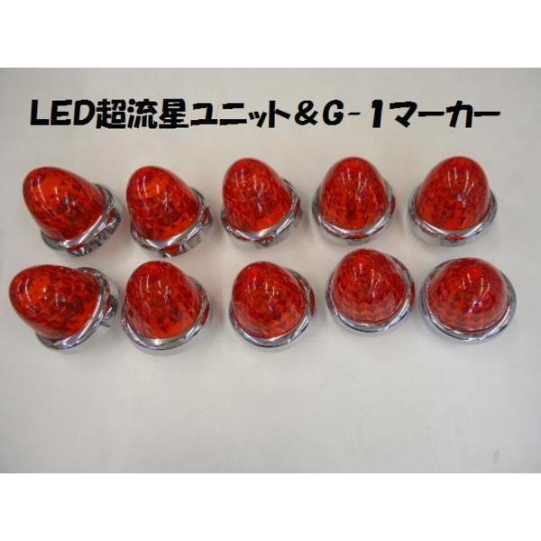 ジェットイノウエ 12v/24v LEDマーカー アンバー ヤック 超流星