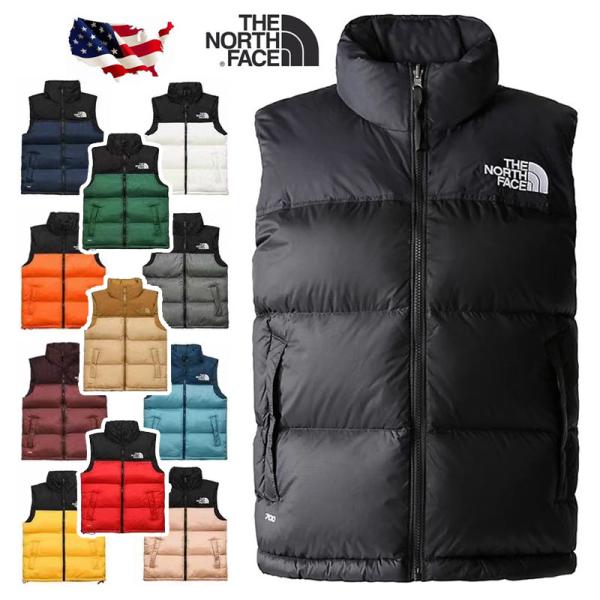 【600/700フィルパワー】ノースフェイス ダウンベスト THE NORTH FACE 1996 RETRO NUPTSE GILET ヌプシ ジレ 海外限定モデル S20