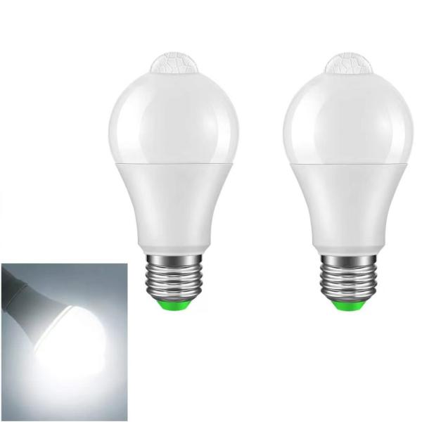 LED電球  人感センサー  明暗センサー E26 口金 電球色 省エネ ホワイト 昼白　白　センサーライト 自動点灯センサー 暖色 黄