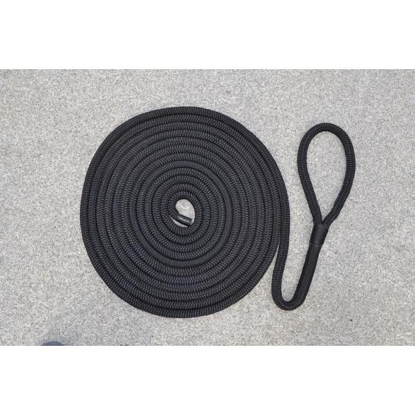 １6mm１０m×2本セット係留ロープアイ加工ブラック