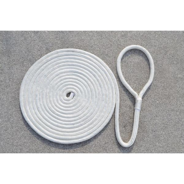 １8mm１０m×2本セット係留ロープアイ加工ホワイト