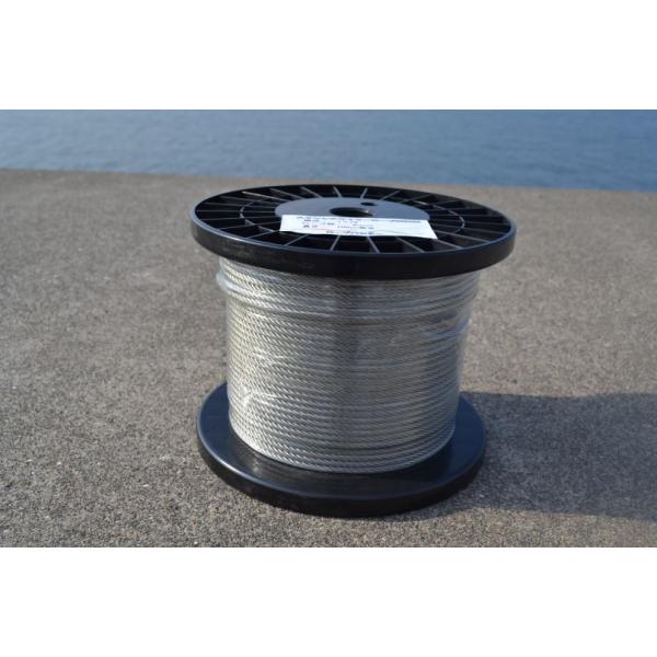 ステンレスSUS 7x19  油付 7mm x 100m 両コース入さつま加工 ステンレスSUS 7x19 油付 7mm x 100m 両コース入さつま加工