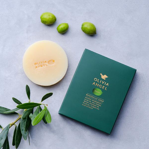 ★鹿児島県 日置市産オリーブ使用　マルセイユソープ 45g×1個　鹿児島オリーブ