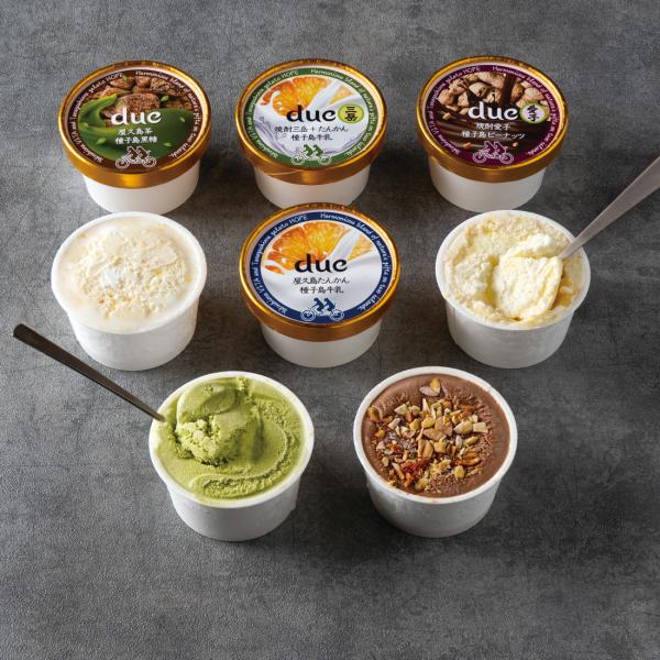 種子島 屋久島 dueジェラート詰め合わせ 6個入り アイス たんかん 黒糖 茶 焼酎 三岳
