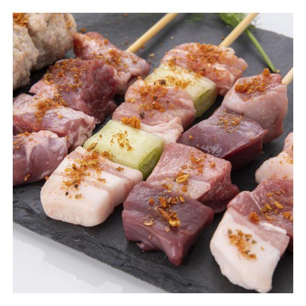 鹿児島県産 黒豚串 焼きとん 希少部位たっぷり30本セット 豚肉 黒豚 豚トロ 豚バラ ハラミ サガリ 軟骨つくね レバー ハツ タン 焼き鳥