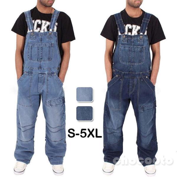 オーバーオール サロペットパンツ メンズ ゆるい オールインワン モード系 大きいサイズパンツ メンズファッション ボトムス つなぎ 作業着お洒落
