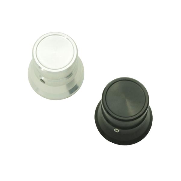 72-174 Z/KZ ビレットキックシャフトキャップ ブラック (Z1/Z2//ZI/ZII