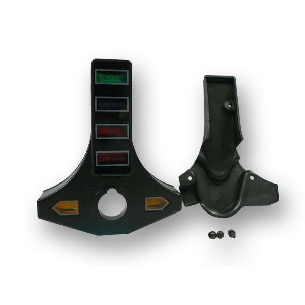 81-4017 KZ 4連インジケーターカバー （Z650/Z750/Z900/Z1000/A4/A5/D1/KZ/FX-1/MK-2/LTD/当時物