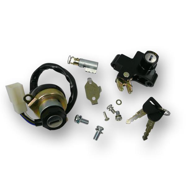 81-4024 KH250 KH400 SS400 メインスイッチ＆ロックセット (キーセット