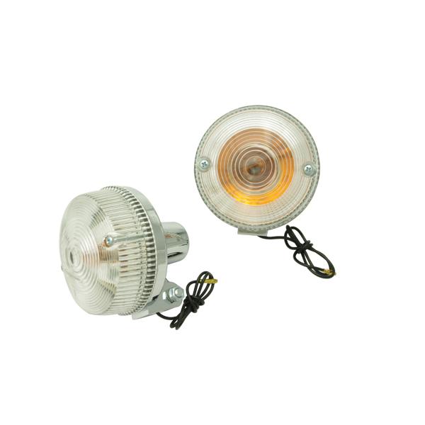 81-4140 Z2 タイプウィンカー クリア  (ウィンカー/Z750/Z900/Z1000/ZI/ZII/H2/SS750/SS350/A4/A5/D1/KZ/RS/LTDレストア