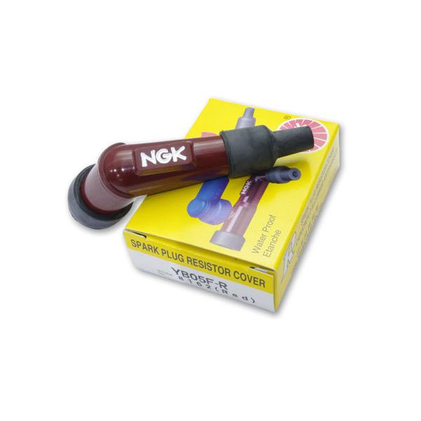 ■Z8162 NGK 汎用 プラグキャップ 赤 120° YB05F-R （Z1/Z2/ZI/ZII/Z750/Z900/Z1000/A4/A5/D1/KZ/RS/FX-1/MK-2/Z1R/Z400FX