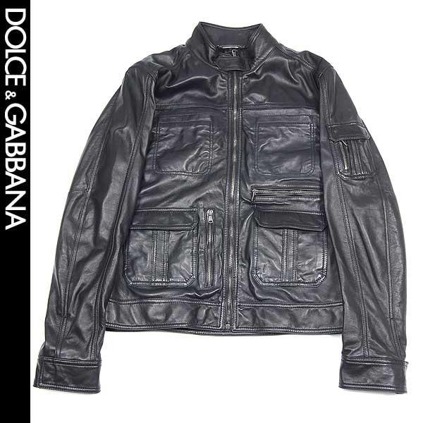 送料無料 ドルチェ ガッバーナ Dolce Gabbana メンズ ラムレザー ライダース ジャケット G9q18l Fulvc N0000 ブラック 黒 27 ガッツブランドショップ 通販 Yahoo ショッピング