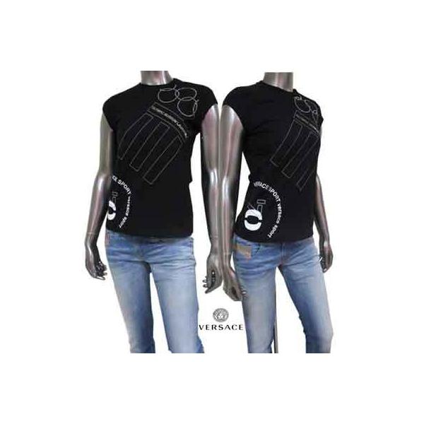 再×14入荷 ヴェルサーチ VERSACE レディース トップス Tシャツ