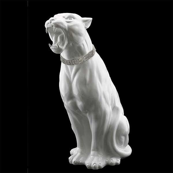 送料無料 Ahura アウラ ヒョウのオブジェ 白 S1866k B 24 ガッツブランドショップ 通販 Yahoo ショッピング