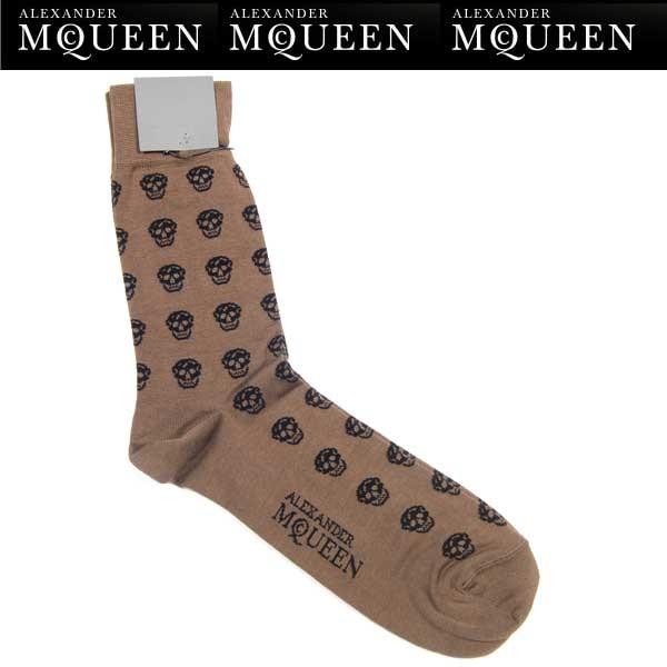 アレキサンダーマックイーン Alexander Mcqueen メンズ 靴下 ソックス ロゴ 総柄スカルロゴ付ソックス ブラウン 4606q 2860 14a R9800 01 ガッツブランドショップ 通販 Yahoo ショッピング