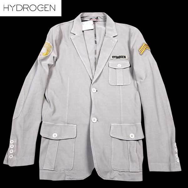 ハイドロゲン HYDROGEN メンズ アウター ロゴ ボタンダメージ加工