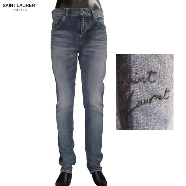 送料無料 サンローラン パリ Saint Laurent Paris メンズ スリム