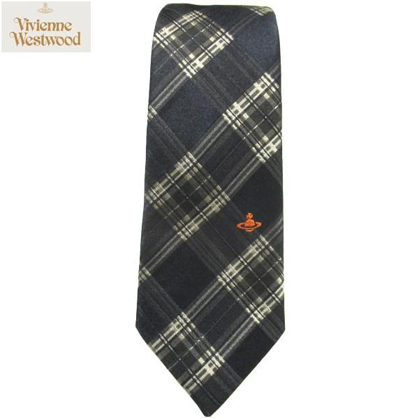 ヴィヴィアン・ウエストウッド(Vivienne Westwood) ネクタイ ワンポイント ロゴ 8105000110044CS  17310044P275CS0 TI D 81S